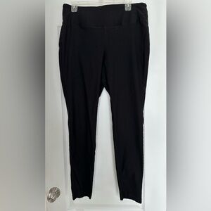 Worthington Womens Mid Rise Skinny Pull-On Pants, Large, Black